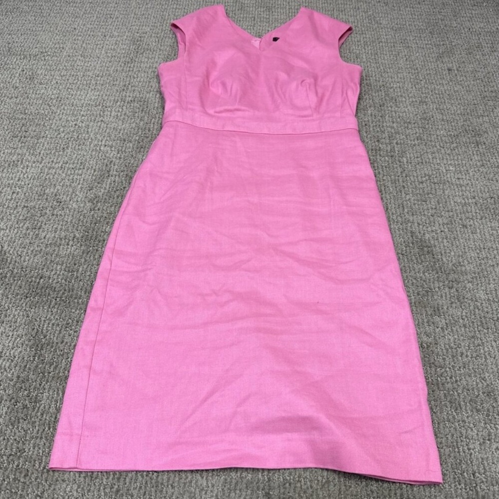 Ann Taylor Vibrant Pink Midi Dress, 2P